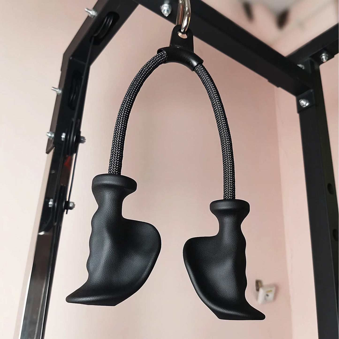 Ergonomic Tricep Rope Pulldown Attachments Upgraded 27 32 40 & 47 Inch Extra Long Triceps Rope Cable Attachments for Gym