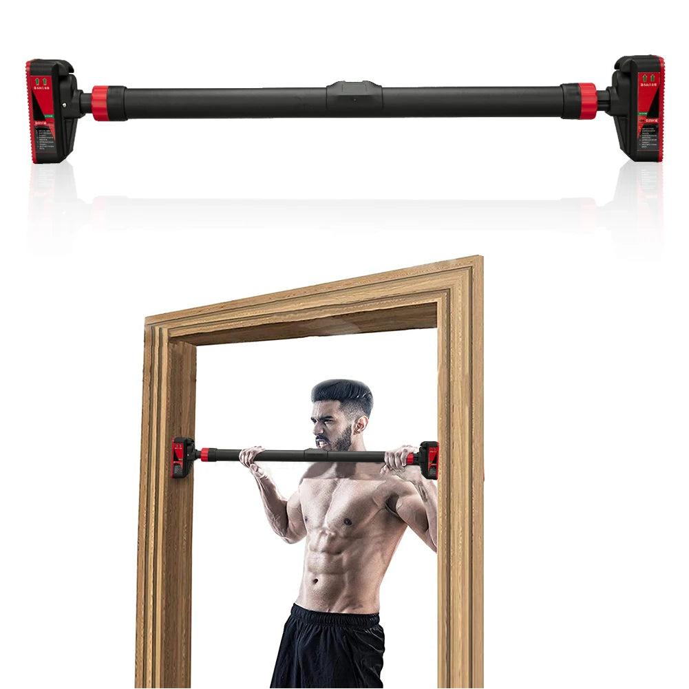 Pull Up Bar for Doorway, Chin Up Bar With Level Meter and Adjustable Width,No Screws Needed, Weight Capacity 440 LBS