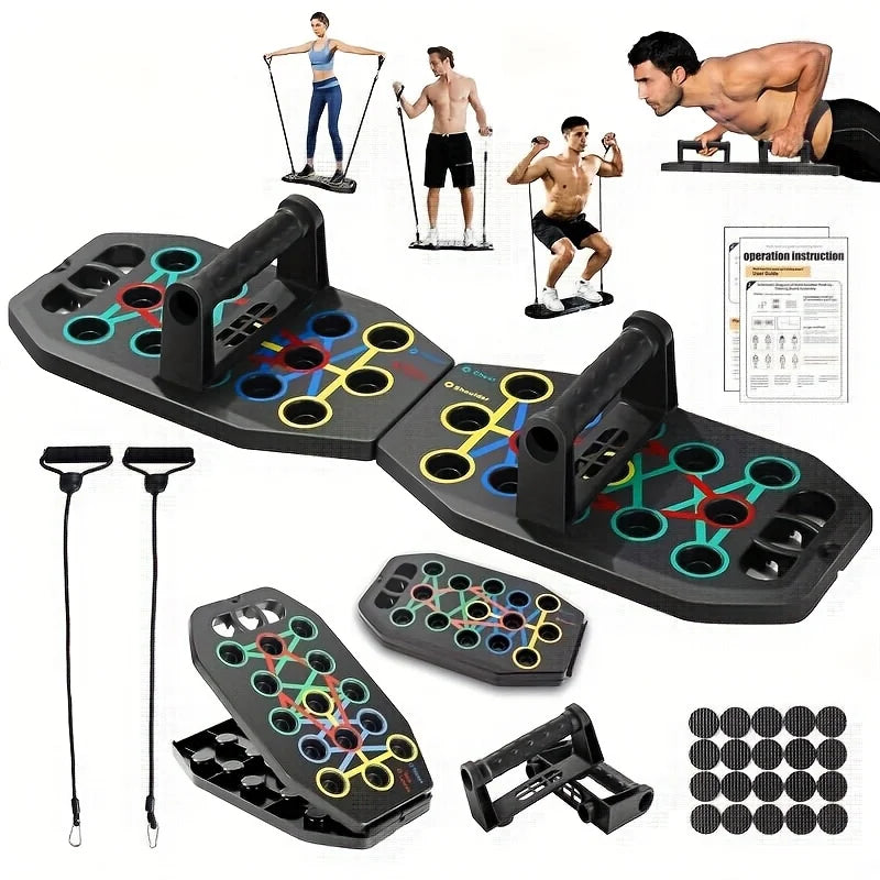 Solid Push Up Board Home Workout Equipment Multi-Functional Pushup Stands System Fitness Floor Chest Muscle Exercise Professiona