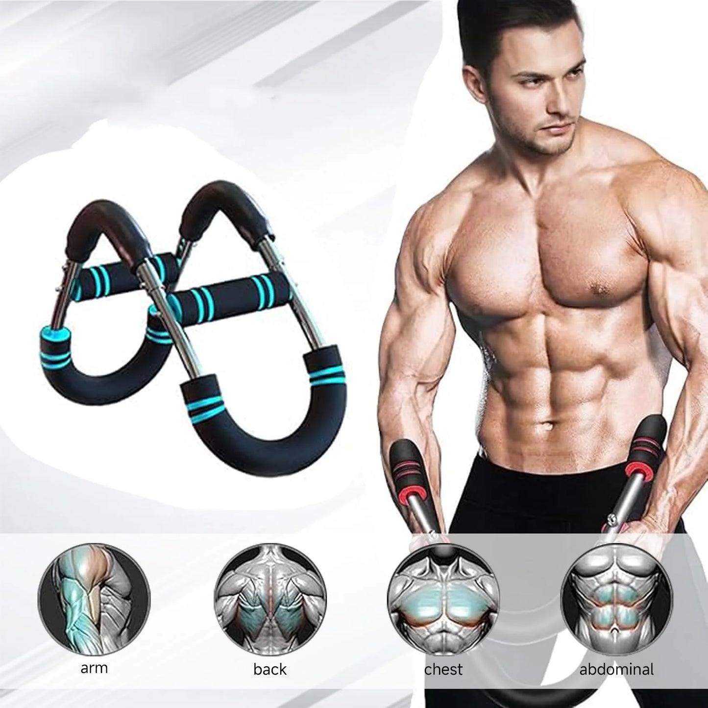 🏋️ Busk Charge™ Adjustable Hydraulic Arm Trainer