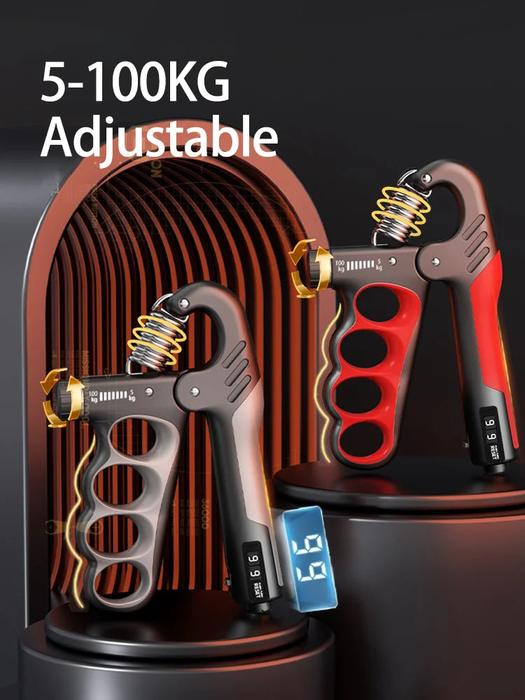 5-100kg Adjustable Grip Strength Device for Rehabilitation Training, Muscle Enhancement, Strength Training, Grip Strength Device