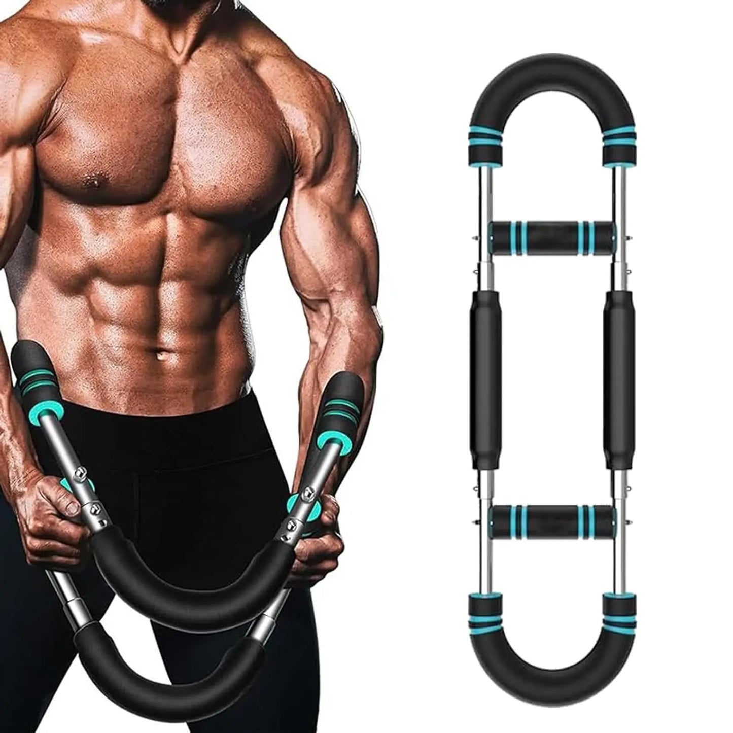 🏋️ Busk Charge™ Adjustable Hydraulic Arm Trainer
