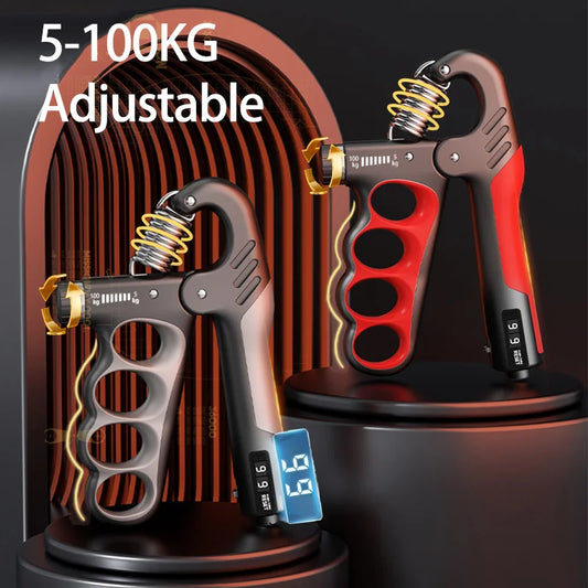 5-100kg Adjustable Grip Strength Device for Rehabilitation Training, Muscle Enhancement, Strength Training, Grip Strength Device